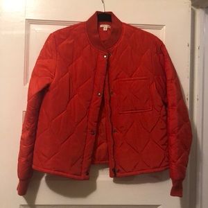 Silence and noise urban outfitters red puffer